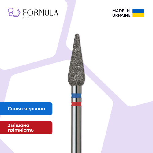 Крапля закруглена 4.0 blue+red (Premium)