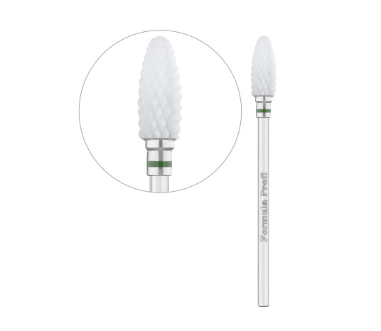 Ceramiczna freza do usuwania lakieru hybrydowego – Kukurydza Green, Formula Profi