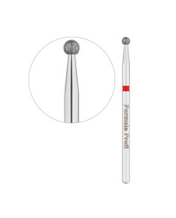 Diamond cutter ball (red), 0.25