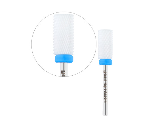 Ceramiczna freza do usuwania lakieru hybrydowego – Cylinder Blue, Formula Profi