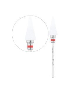 Керамическая фреза Конус острый (Красная), Formula Profi