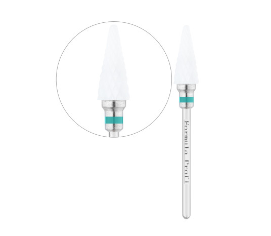 Ceramiczna freza Ostry stożek (Zielona), Formula Profi