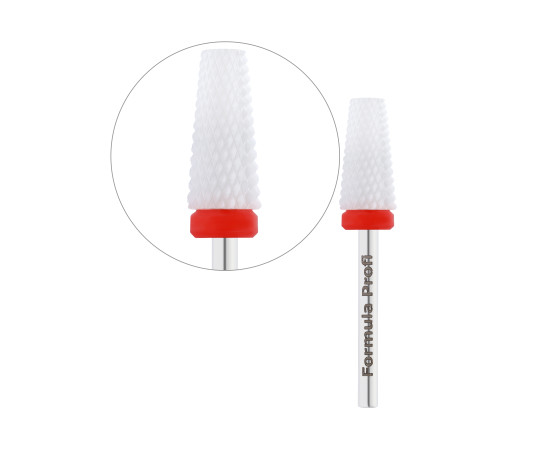 Ceramiczna freza Cylinderowy stożek ścięty (Czerwona), Formula Profi