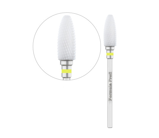 Ceramiczna freza do usuwania lakieru hybrydowego – Kukurydza Yellow, Formula Profi