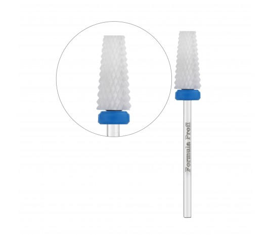 Ceramiczna freza Cylinderowy stożek ścięty (Niebieska), Formula Profi