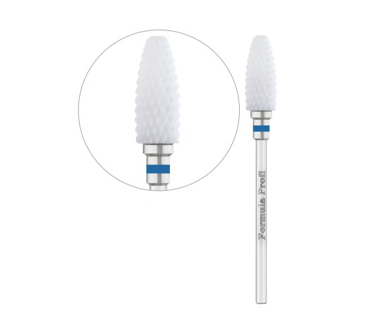 Ceramiczna freza do usuwania lakieru hybrydowego – Kukurydza Blue, Formula Profi