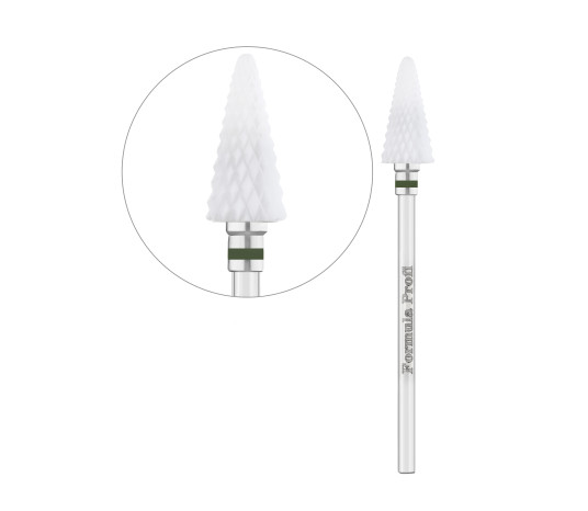 Ceramic Cutter Rounded Cone (Green), Formula Profi