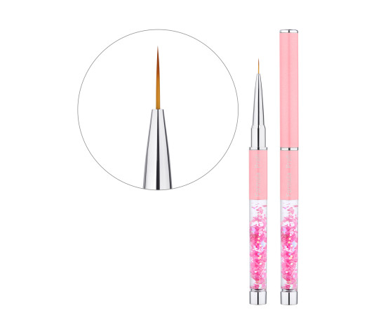 Кисть лайнер 10мм (с цветочками) 022