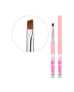 מברשת משופעת (עם פרחים) 023