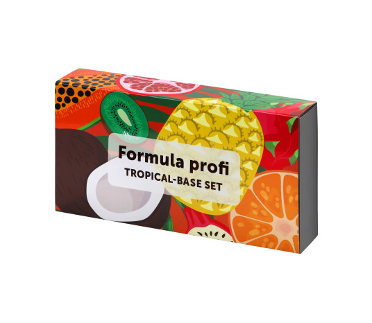 Zestaw baz Tropical - 5szt (15ml) + zestaw frezów 5szt (PREMIUM)