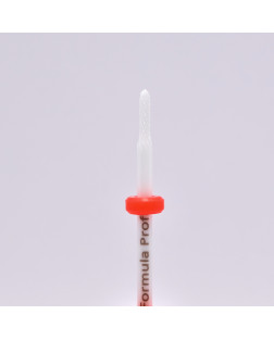 Керамическая фреза для снятия гель-лака - Прямая (красная), Formula Profi